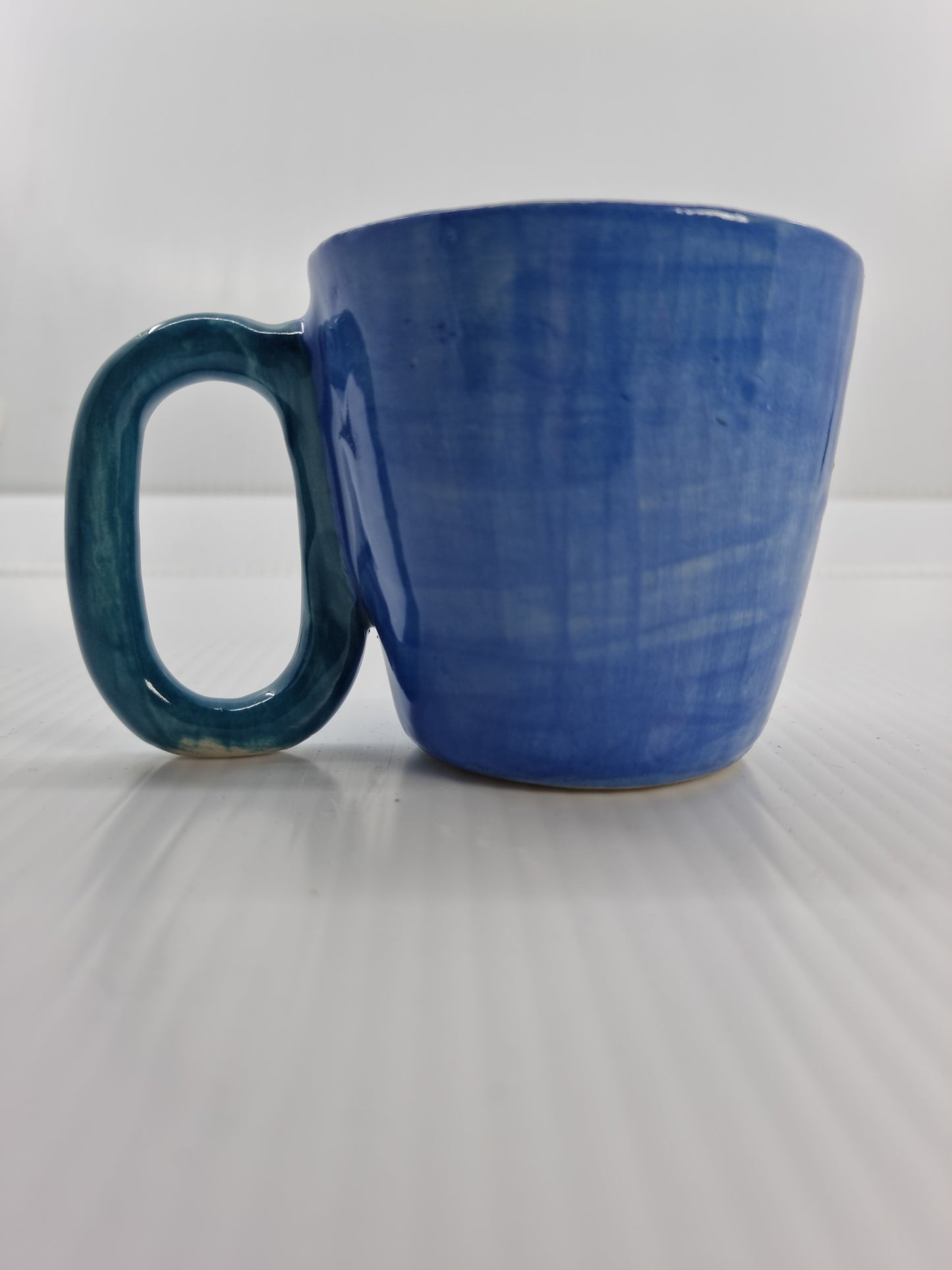 Mug - White & Blue stripes