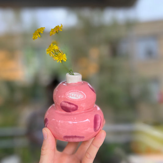 Two Tier Pink Pattern