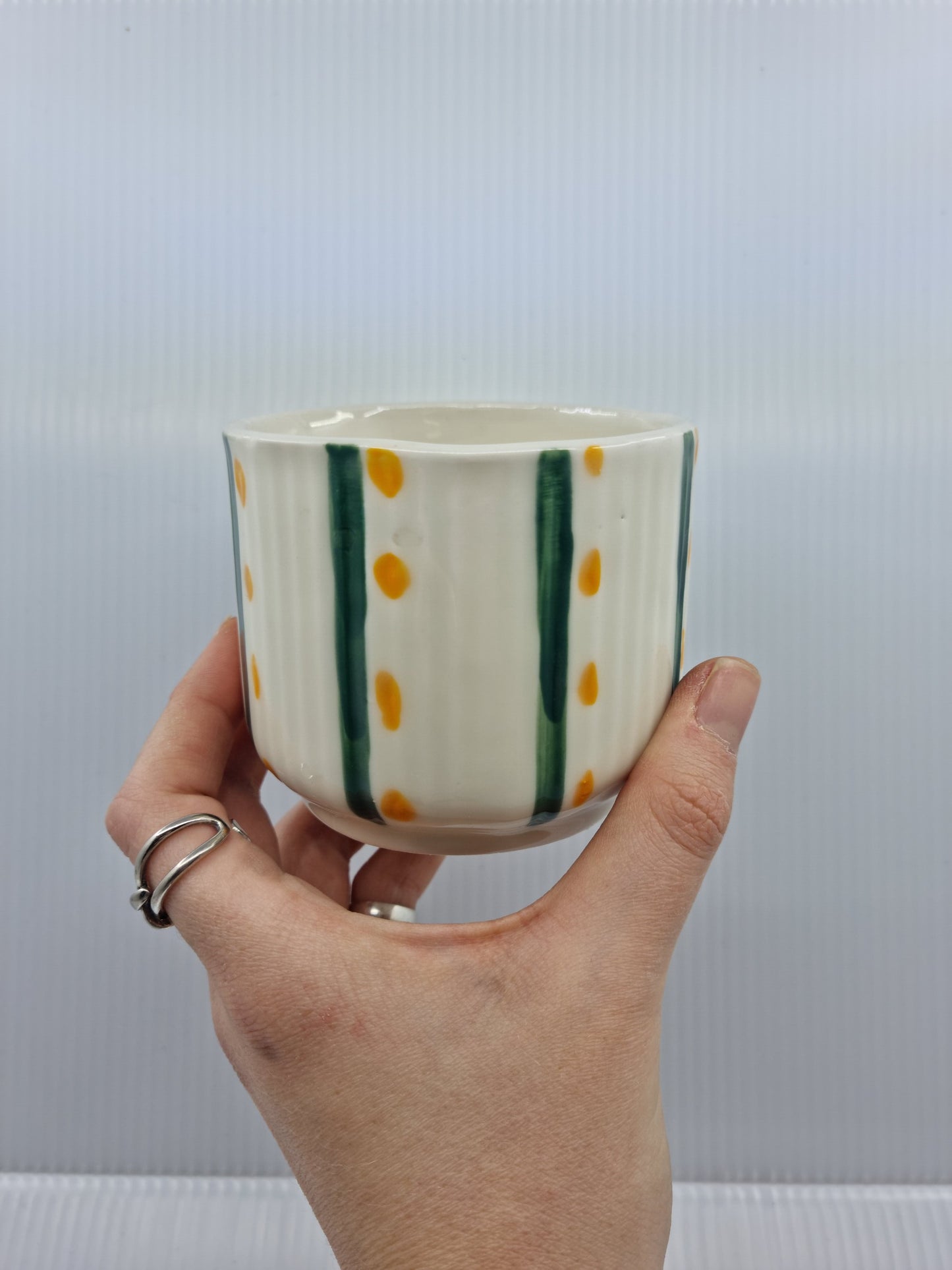 Cup - Green & Yellow