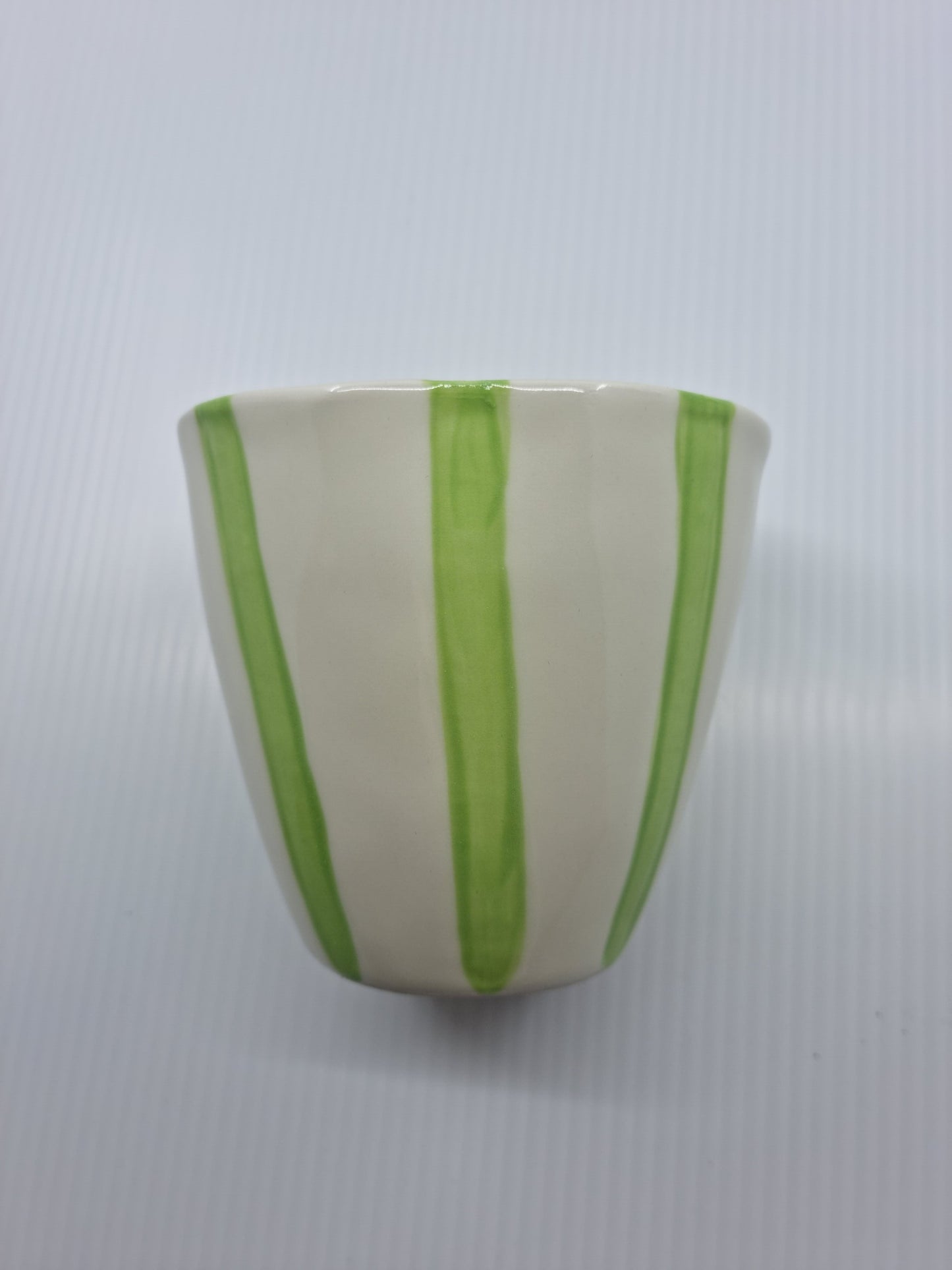 Cup - White & Green