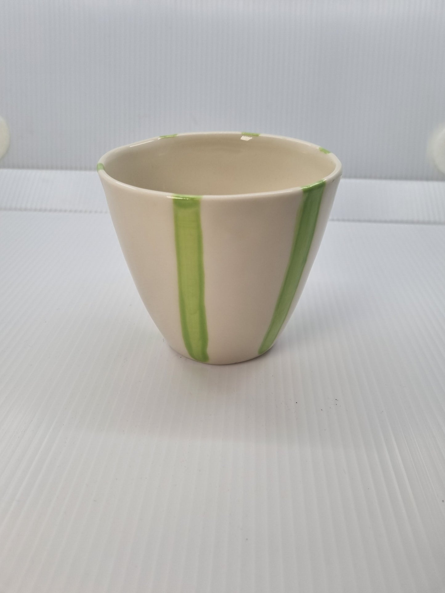 Cup - White & Green