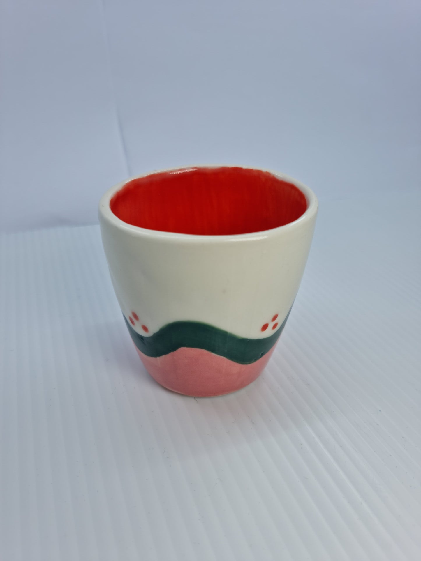 Cup - Pink & green