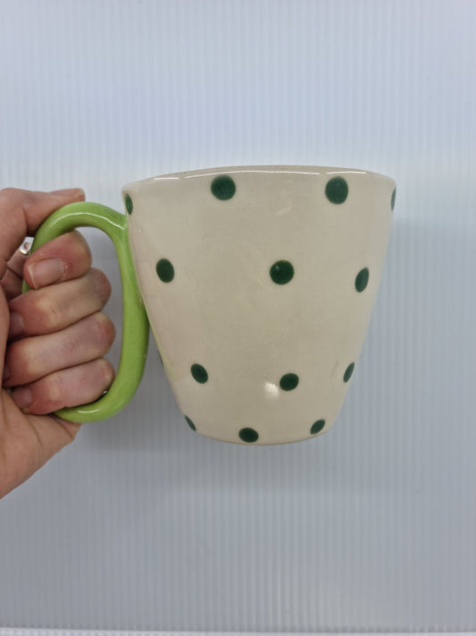 Mug - Green dots