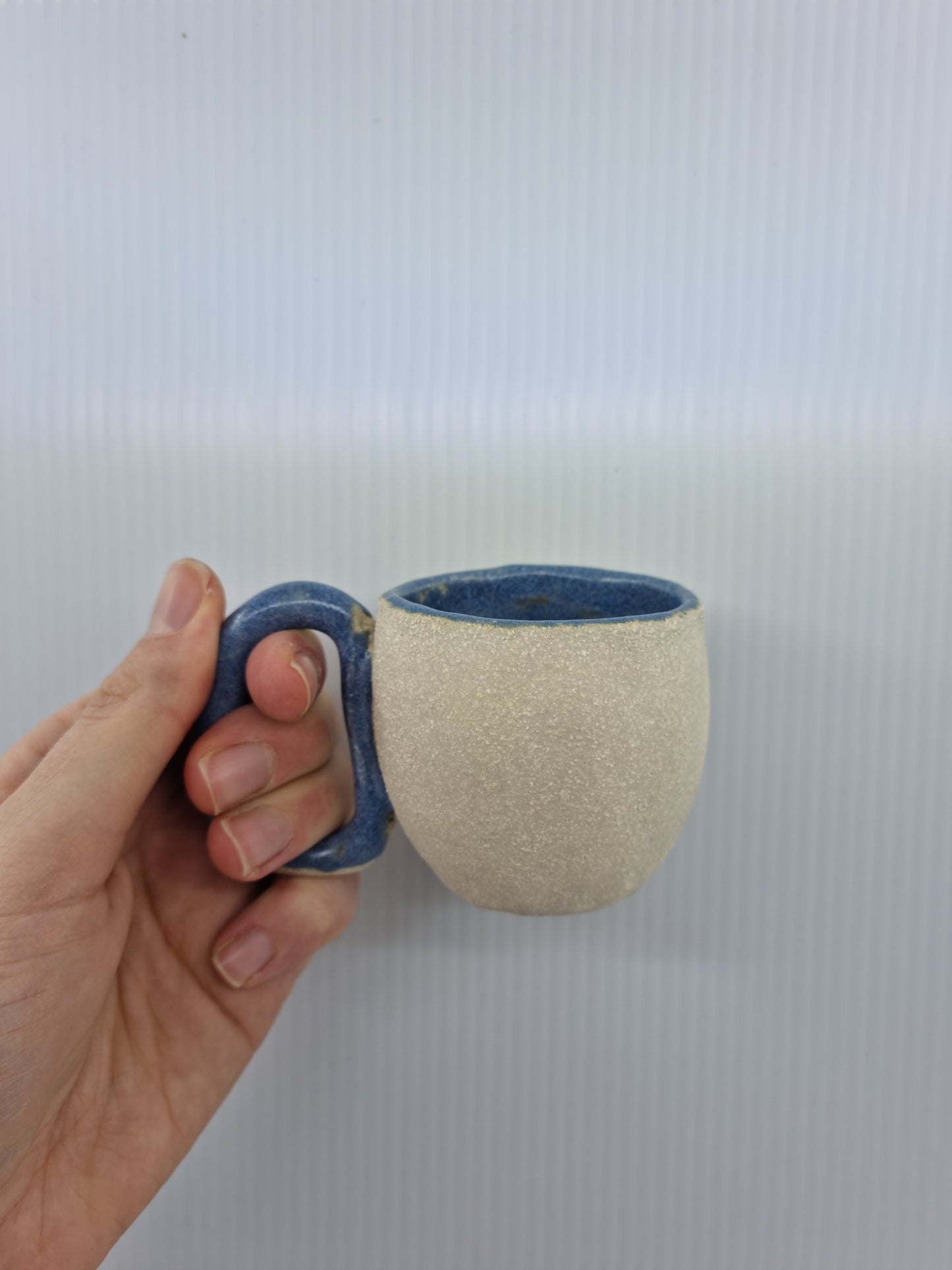 Mug - White & blue