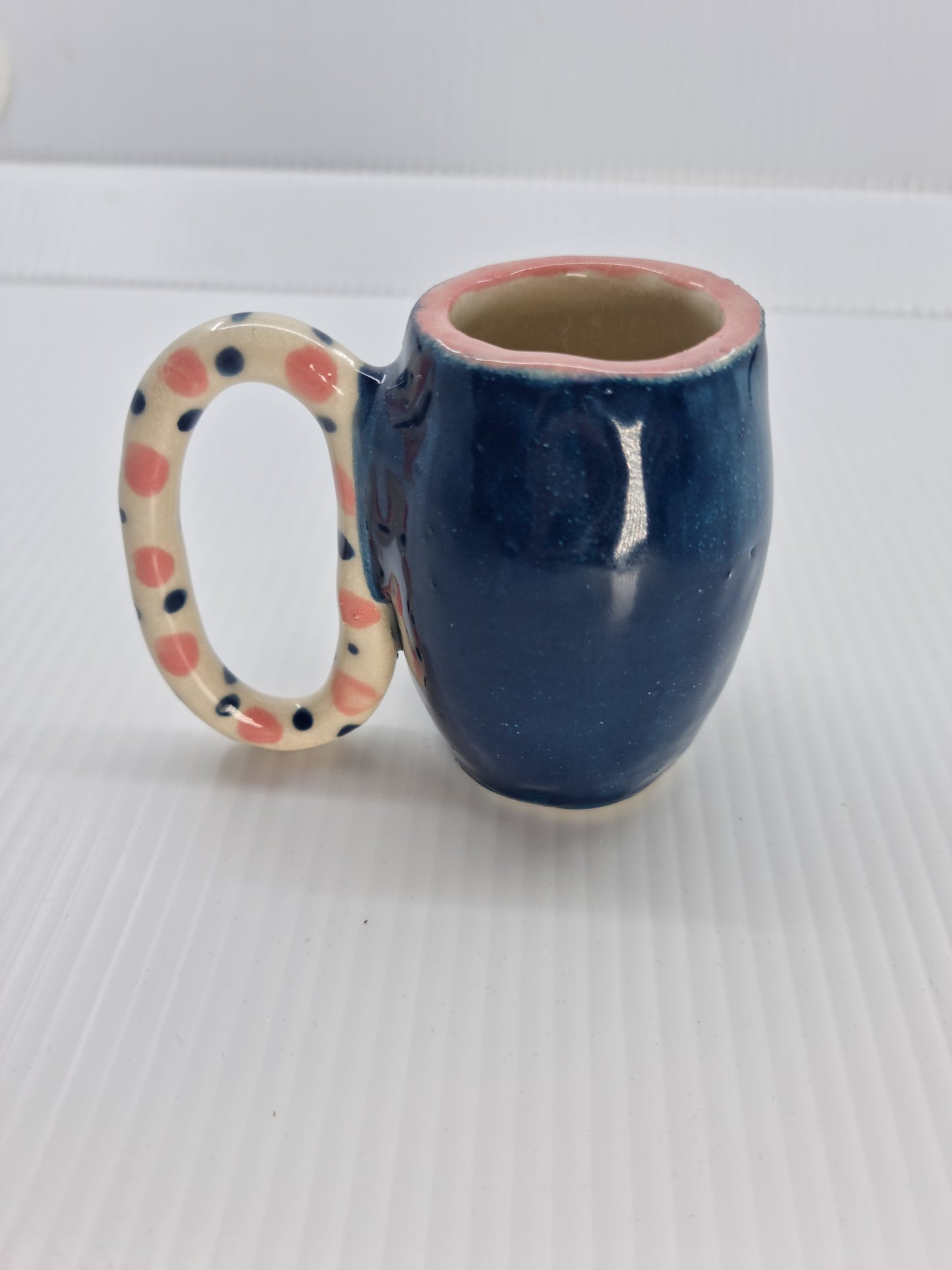 Mug small - Blue & pink