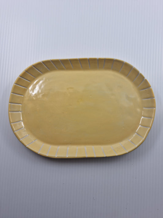 Oval dish - Yellow