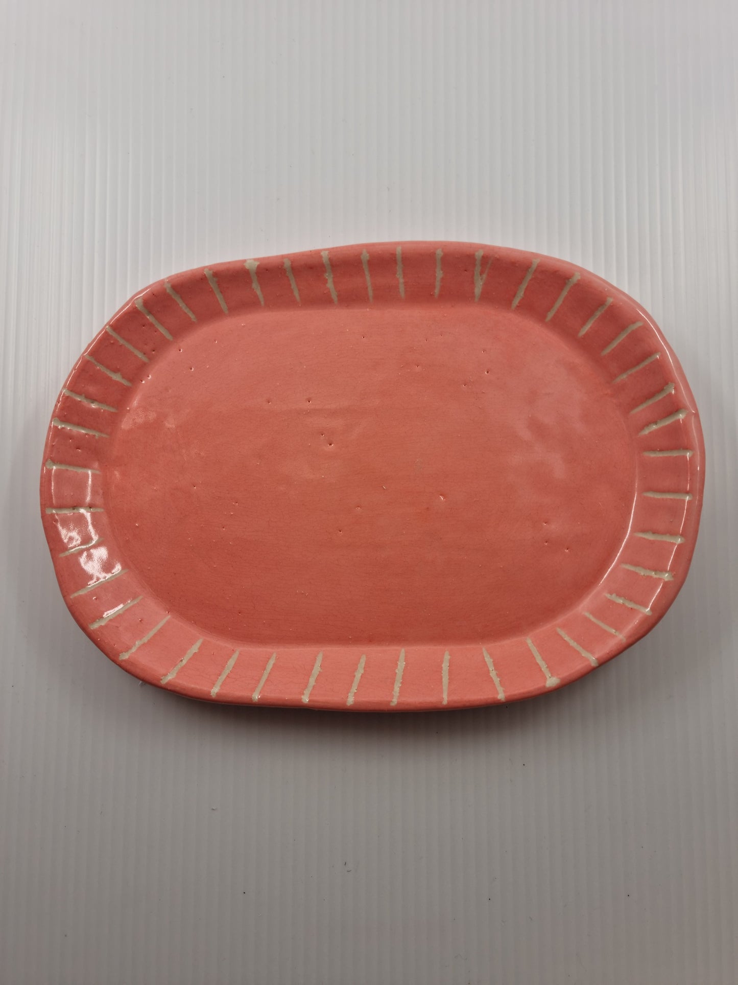 Oval dish - Pink