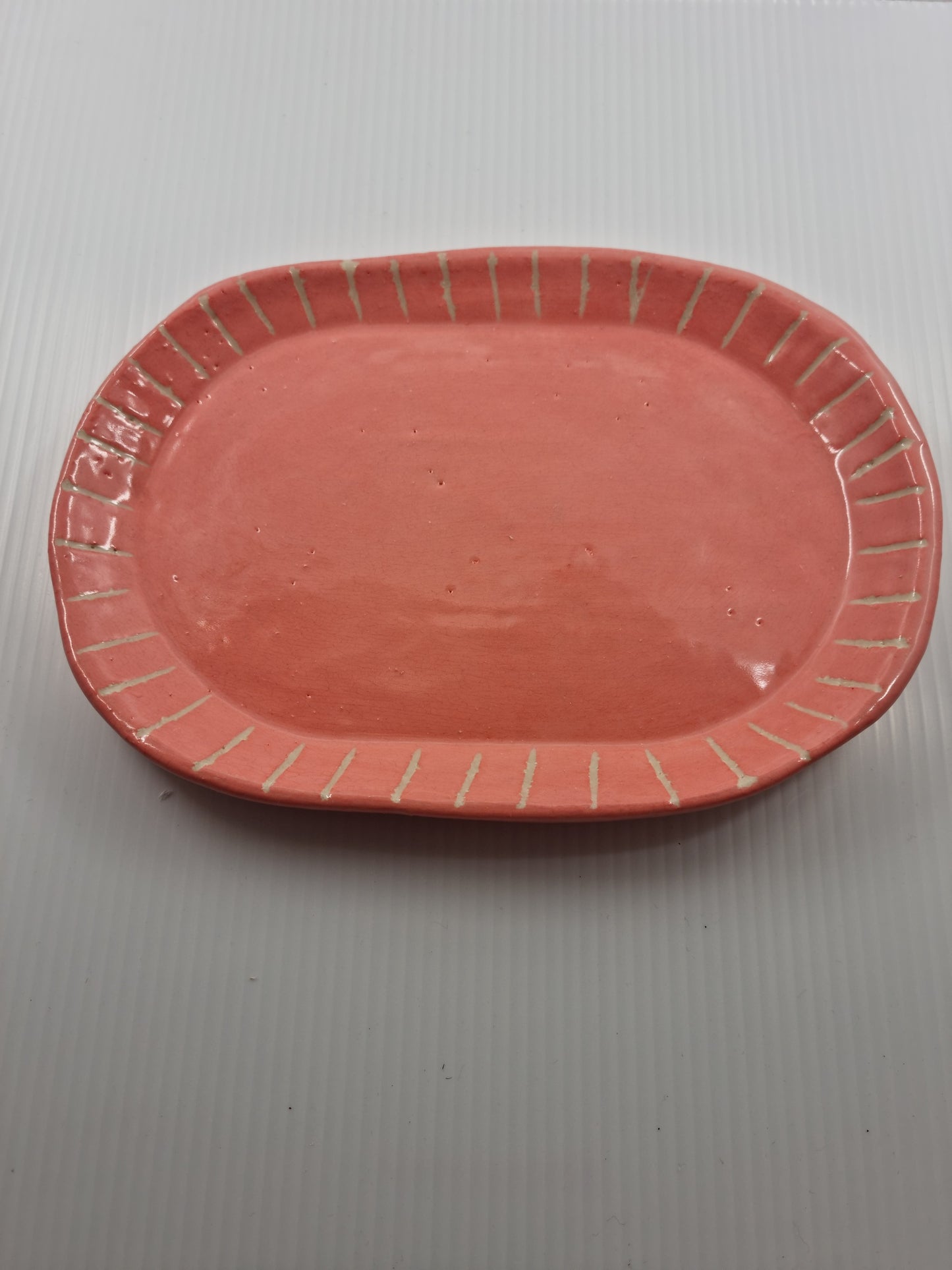 Oval dish - Pink