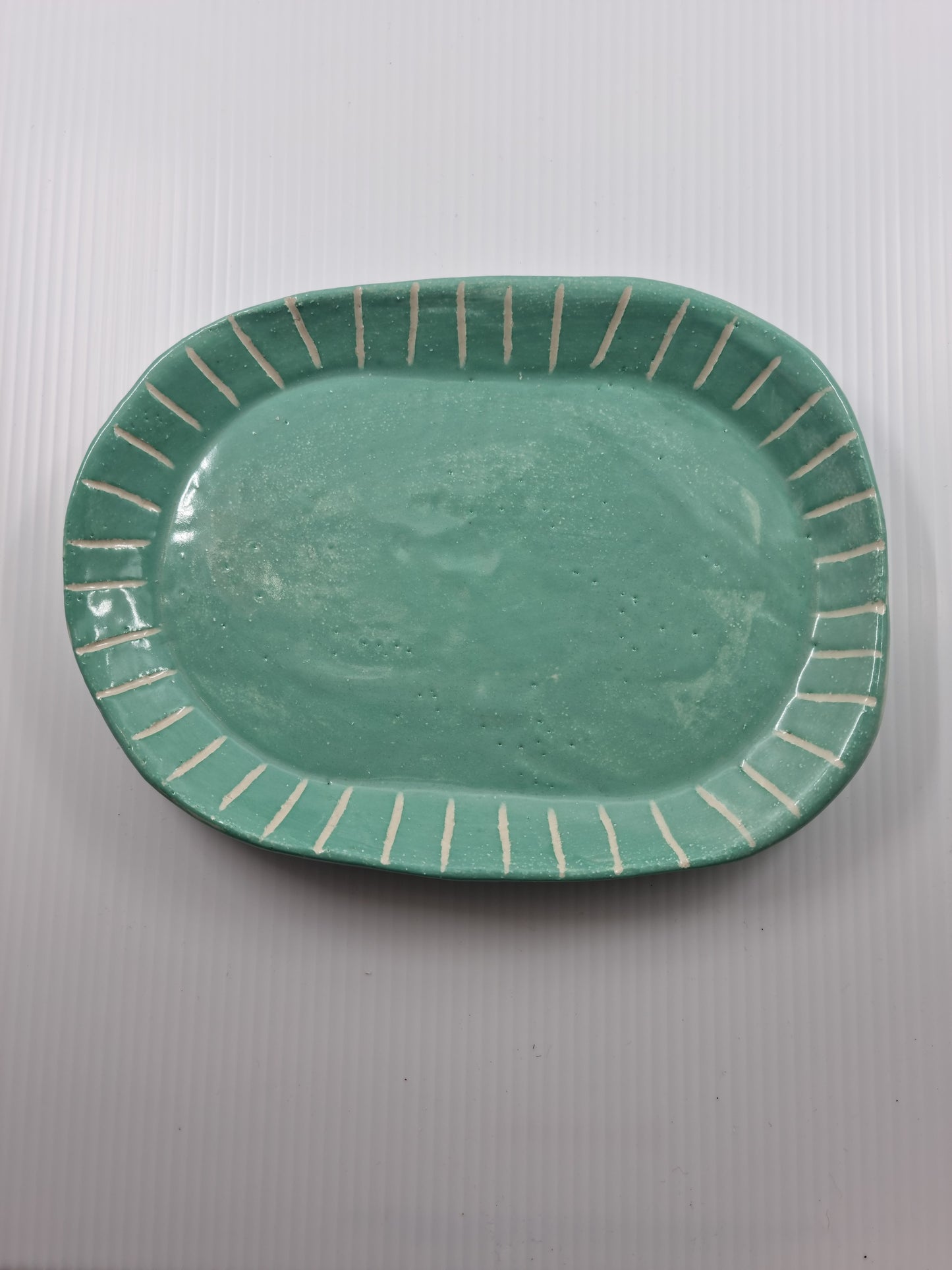 Oval dish - Green